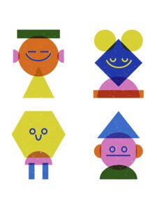 Shapes learning books for kids